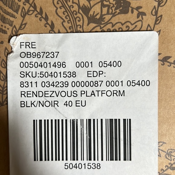 Free People platform, Black, size 40 - Picture 9 of 9